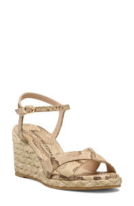 �X�`���A�[�g ���C�c�}�� ���f�B�[�X �V���[�Y �T���_�� �A���N�� Stuart Weitzman Daynankle Strap Wedge Sandal Adobe/ Natural