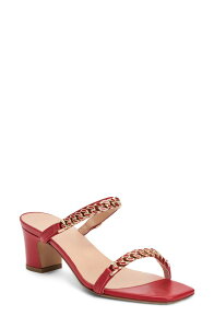 �u���[�m�}�O�� ���f�B�[�X �V���[�Y �q�[�� �T���_�� Bruno Magli Elisa Slide Sandal Berry Nappa