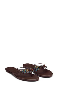 ���t�H�[���[�V���� ���f�B�[�X �V���[�Y �T���_�� Reformation Jessica Flathong Sandal Espresso Leather