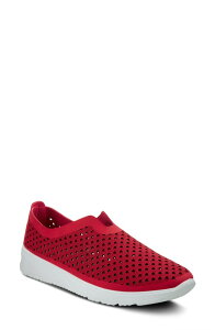 �t���N�T�X ���f�B�[�X �V���[�Y �X�j�[�J�[ Flexus by Spring Step Centricslip-On Sneakered Nubuck Leather ���b�h