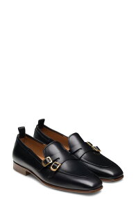 �}�O�i�[�j ���f�B�[�X �V���[�Y �X���b�|���E���[�t�@�[ Magnanni Bella Double Buckle Loafer Black �u���b�N
