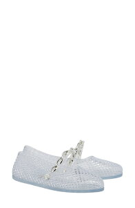 �A���V�G���g�O���[�N�T���_�� ���f�B�[�X �V���[�Y �p���v�X Ancient Greek Sandals Iro Shells Jelly Flat Clear