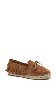 �t���[�s�[�v�� ���f�B�[�X �V���[�Y �T���_�� �t�����W Free People Faraway Fringespadrille Tan Suede �^��