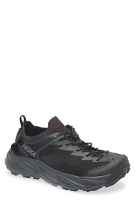 �z�J�I�l�I�l �����Y �V���[�Y �X�j�[�J�[ HOKA Hopara 2 Waterepellent Hiking Sneaker Black / Black �u���b�N