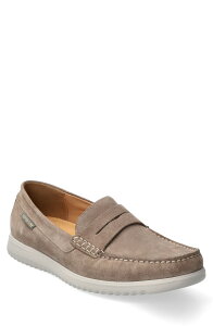 ���t�B�X�g �����Y �V���[�Y �X���b�|���E���[�t�@�[ Mephisto Titouan Penny Loafer Warm Grey Velours �O���[