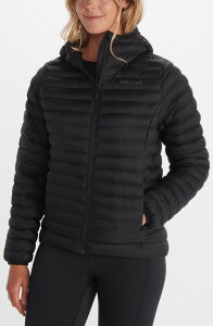 �}�[���b�g ���f�B�[�X �A�E�^�[ �W���P�b�g�E�u���]�� �t�[�f�b�h�W���P�b�g Marmot Echo Featherless Hooded Jacket Black �u���b�N