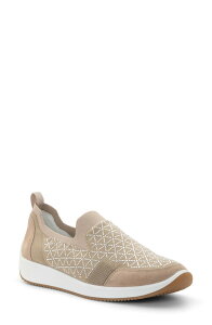�A�� ���f�B�[�X �V���[�Y �X�j�[�J�[ ���[�X ara Lisbon Lace-Up Sneaker Sand Geo �T���h