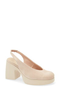 �����_�[�Y ���f�B�[�X �V���[�Y �q�[�� �v���b�g�t�H�[�� Wonders Naima Platform Slingback Pump Nubuck Palo