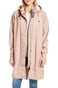 �C���Z���R�u�Z�� ���f�B�[�X �A�E�^�[ �W���P�b�g�E�u���]�� �R�[�g Ilse Jacobsen Hooded Raincoat Adobe Rose