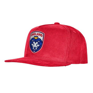 �A�E�^�[�X�^�b�t �����Y �A�N�Z�T���[ �X�q �R�[�f�����C Men's Outerstuff Red England National Team FIFA World Cup 2026 Corduroy Snapback Hat Red ���b�h