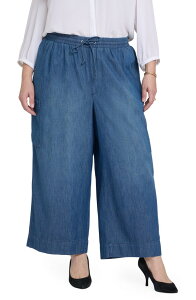 �G�k���C�f�B�[�W�F�C ���f�B�[�X �{�g���X �J�W���A���p���c �W�[���Y NYDJ Whitney Pull-On Cargo Jeans Missionblue