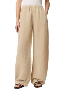 �I�[���Z�C���c ���f�B�[�X �{�g���X ���M���X ���C�h���b�O �p���c AllSaints Jett Wide Leg Pull-On Pantsand Brown �u���E��