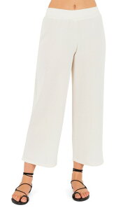 �n�[���[ ���f�B�[�X �{�g���X ���M���X ���C�h���b�O �p���c �A���N�� Hurley Positano Rib Ankle Wide Leg Pants Tofu
