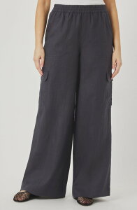 �X�v�����f�B�b�g ���f�B�[�X �{�g���X �J�W���A���p���c ���l�� Splendid Stella Linen Cargo Pull-On Pants Lead Grey �O���[