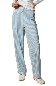 �O���C�\�� ���f�B�[�X �{�g���X �J�W���A���p���c �J�[�S�p���c Greyson Windsor Stripe Ashe Cargo Pants Air �X�g���C�v