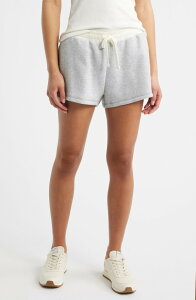 ���O�A���h�{�[�� ���f�B�[�X �{�g���X �n�[�t�p���c�E�V���[�c �p�C�� �V���[�g�p���c rag & bone Mixed Media Terry Drawstring Shorts Heather Grey �O���[