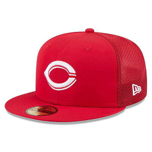 �j���[�G�� �����Y �A�N�Z�T���[ �X�q Men's New Era Red Cincinnati Reds 2026 Batting Practice 59FIFTY Fitted Hat Red ���b�h