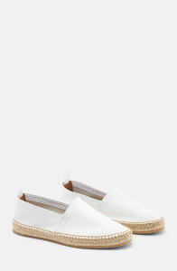 �X�J���b�\ ���f�B�[�X �V���[�Y �T���_�� SCAROSSO Lola Espadrilles White - Calf �z���C�g