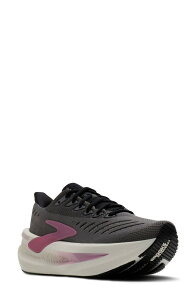 �u���b�N�X ���f�B�[�X �V���[�Y �X�j�[�J�[ Brooks Glycerin Max 2 Hybrid Running Shoe Grey/ Coconut/ Metallic �O���[
