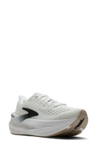 �u���b�N�X ���f�B�[�X �V���[�Y �X�j�[�J�[ Brooks Glycerin Max 2 Hybrid Running Shoe White/Black/Chateau Gray �z���C�g