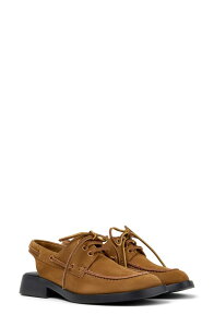 �J���y�[�� ���f�B�[�X �V���[�Y �T���_�� ���[�t�@�[ Camper Donna Loafer Mule Medium Brown �u���E��