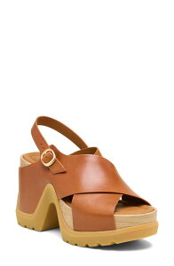 �\���� ���f�B�[�X �V���[�Y �q�[�� �v���b�g�t�H�[�� �T���_�� SOREL Roam'n Rise Slingback Platform Sandal Iced Tea/ Gum 16