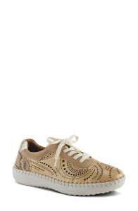 �X�v�����O�X�e�b�v ���f�B�[�X �V���[�Y �X�j�[�J�[ Spring Step Jumilla Mixed Media Slip-On Sneaker Beige �x�[�W��
