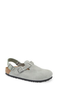 �r���P���V���g�b�N ���f�B�[�X �V���[�Y �T���_�� Birkenstock Tokio Clog Pure Sage Suede �Z�[�W