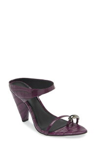 ���x�b�J�~���R�t ���f�B�[�X �V���[�Y �T���_�� Rebecca Minkoff Toe Ring Pointed Toe Slide Sandal Berry