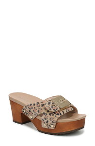 �h�N�^�[�E�V���[�� ���f�B�[�X �V���[�Y �T���_�� �v���b�g�t�H�[�� Dr. Scholl's Original Max Too Platform Slide Sandal Natural