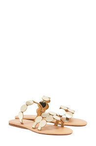 �A���V�G���g�O���[�N�T���_�� ���f�B�[�X �V���[�Y Ancient Greek Sandals Kirnie Slide Sandal Gold �S�[���h