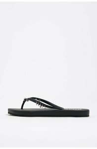 �r���o�C���[�� ���f�B�[�X �V���[�Y �T���_�� Bimba y Lola Flip-Flop With Piercings Black �u���b�N