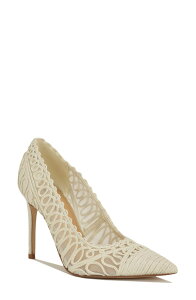 �i�C���E�F�X�g ���f�B�[�X �V���[�Y �q�[�� �L���b�v Nine West Frista Pointed Cap Toe Pump Ivory �A�C�{���[