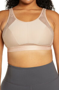 �O���}���C�Y ���f�B�[�X �A���_�[�E�F�A �u���W���[ ���b�V�� Glamorise No-Sweat Full Figure Mesh Sports Bra Brown �u���E��