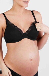 �J�V���N�[�� ���f�B�[�X �A���_�[�E�F�A �u���W���[ �}�^�j�e�B Cache Coeur Maternity and nursing bra Milk Black �u���b�N