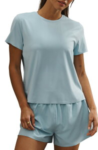 ���[�k ���f�B�[�X �g�b�v�X T�V���c Rhone Serene Performance T-Shirt Pool Blue �u���[
