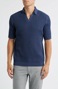���C�X �����Y �g�b�v�X �|���V���c �R�b�g�� Reiss Merit Cotton Blend Polo Dark Airforce Blue �u���[