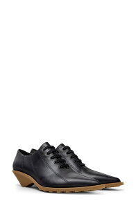 �J���y�[�� ���f�B�[�X �V���[�Y �X�j�[�J�[ ���[�X Camper Anita Pointed Toe Lace-Up Sneaker Black �u���b�N