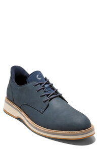 �R�[���n�[�� �����Y �V���[�Y �I�b�N�X�t�H�[�h Cole Haan Mansfield Grand Plain Toe Quick-On Oxford Navy Blazer Nubuck/British Tan �l�C�r�[