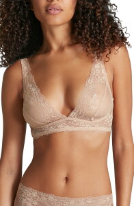 �R�}���h�[ ���f�B�[�X �A���_�[�E�F�A �u���W���[ ���[�X Commandouble Take Lace Bralette Beige �x�[�W��