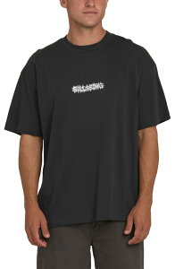 �r���{�� �����Y �g�b�v�X T�V���c �O���t�B�b�N Billabong Marrow OGraphic T-Shirt Washed Black �u���b�N