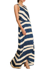�j�b�N�v���X�]�[�C ���f�B�[�X �g�b�v�X �����s�[�X �}�L�V NIC+ZOE Vivianew Horizons Maxi Dress Indigo Multi �C���f�B�S