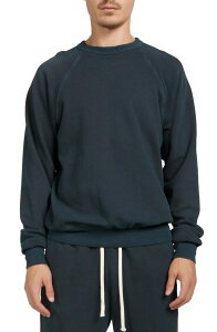 ���X �e�B�G�� ���f�B�[�X �A�E�^�[ �p�[�J�[�E�X�E�F�b�g �p�C�� Les Tien French Terry Binded Neck Raglan Faded Black �u���b�N