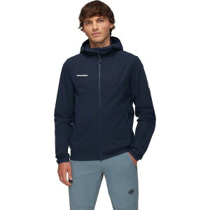 �}���[�g �����Y �A�E�^�[ �W���P�b�g�E�u���]�� �t�[�f�b�h�W���P�b�g Mammut Granite So Hooded Jacket - Men's Marine