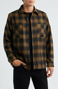�y���h���g�� �����Y �g�b�v�X �V���c �E�[�� Pendleton Umatilla Wool Button-Up Work Shirt Olive/ Black Check �u���b�N