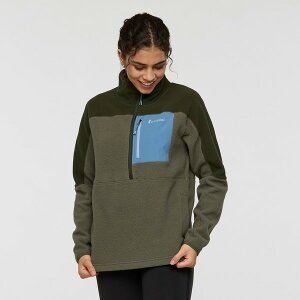 �R�[�g�p�N�V�[ ���f�B�[�X �A�E�^�[ �W���P�b�g�E�u���]�� �t���[�X Cotopaxi Abrazo Fleece Half-Zip Jacket - Women's Woods And Fatigue
