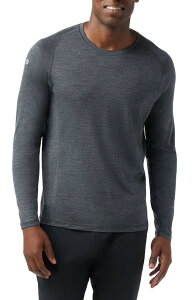�X�}�[�g�E�[�� �����Y �g�b�v�X T�V���c Smartwool Active Ultralight Long Sleeve Performance T-Shirt Charcoal Heather �`���R�[��