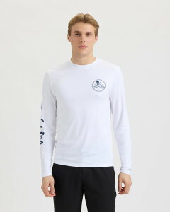 �\���g���C�t �����Y �g�b�v�X T�V���c Salt Life Skull and Poles Long Sleeve SLX Performance Tee White �z���C�g