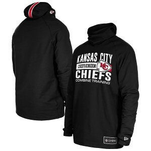 �j���[�G�� �����Y �A�E�^�[ �p�[�J�[�E�X�E�F�b�g Men's New Era Blackansas City Chiefs Functional Fandom Balaclava Helmet Stripe Tri-Blend Hoodie Black �u���b�N