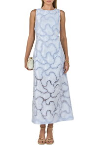 �G���h���X���[�Y ���f�B�[�X �g�b�v�X �����s�[�X �m�[�X���[�u Endless Rose Beaded Embellishment Sleeveless Dress Powder Blue �u���[